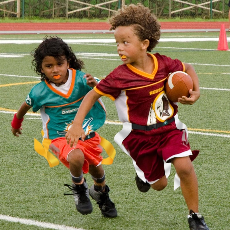 Hilhook Flag Football Belts, 14 Player Flag Football Set with 42 Flags for Kids Youth and Adults Training Equipment - Image 2